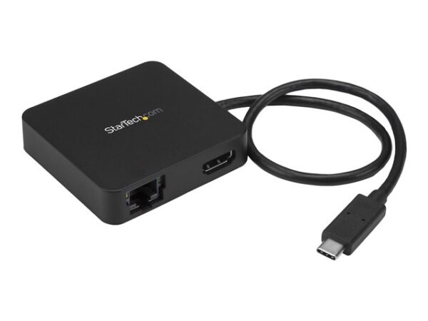 StarTech.com Adaptador Multipuertos USB C - Mini Dock Portátil USB-C 4K HDMI - Gigabit Ethernet