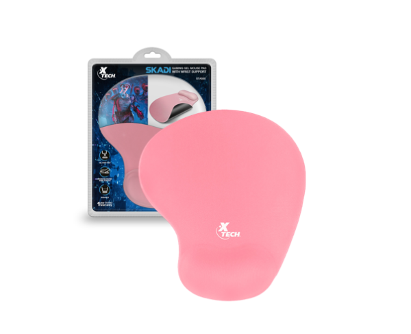 Xtech - Mouse pad with wrist pillow - Gaming Pink XTA-530